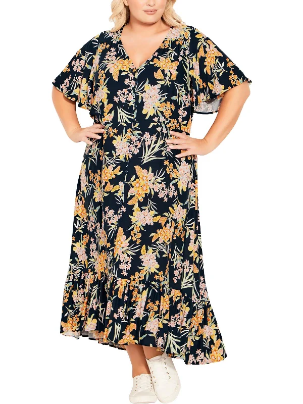 Chic Clothes For Women Plus Sasha Womens Floral Long Maxi Dress