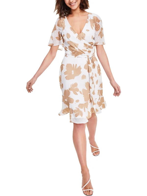 Women's Trendy Outfit Womens Gathered Short Fit & Flare Dress