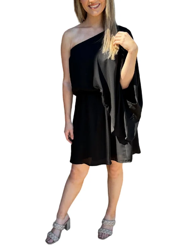 Sophisticated Women's Fashion Girls Night Out Dress In Black