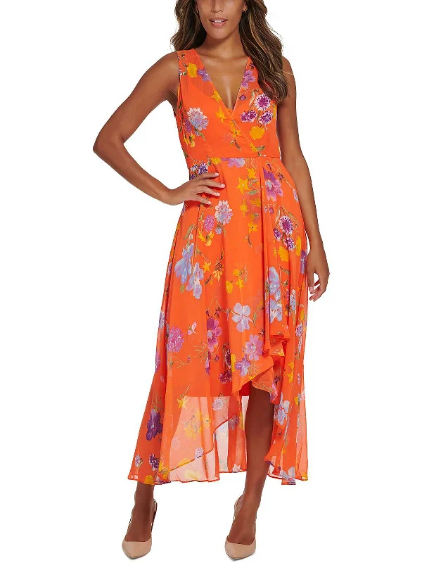 Chic Women's Outfit Womens Chiffon Long Maxi Dress