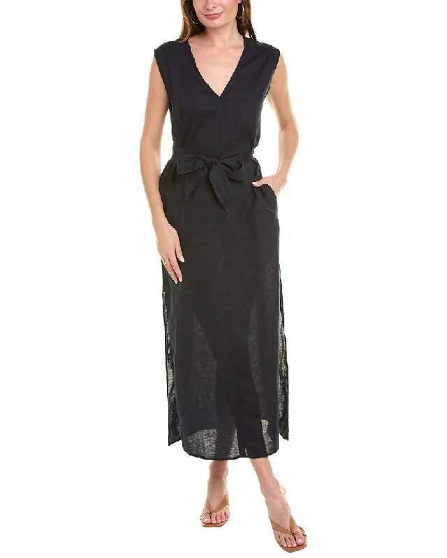 Women's Comfortable Garments Splendid Mabel Linen-Blend Maxi Dress