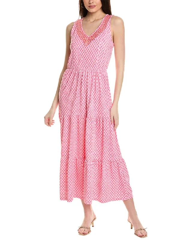 Women's Clothing Online Cabana Life Sleeveless Tiered Maxi Dress