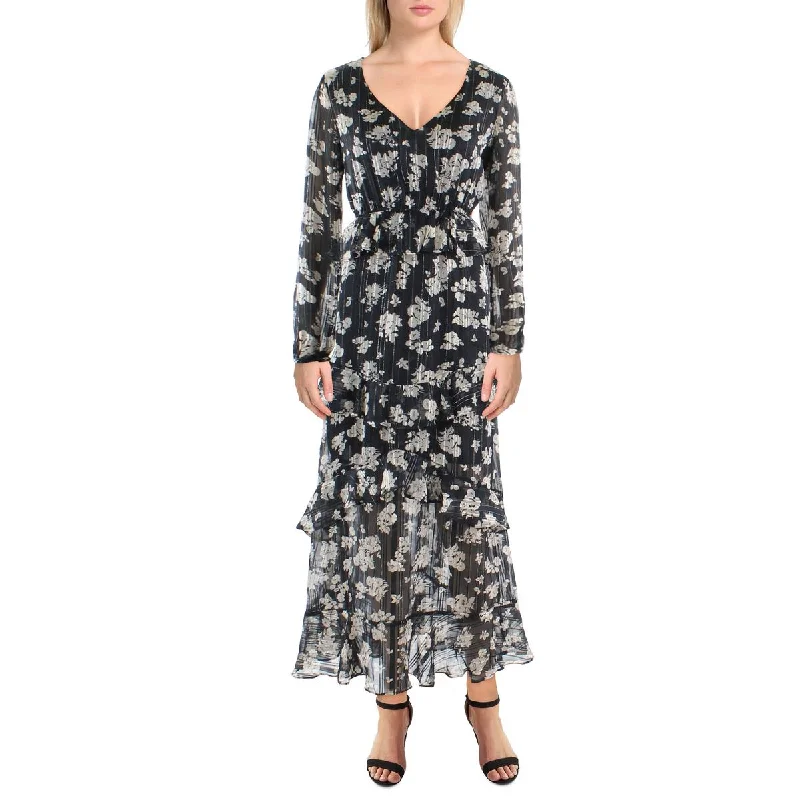 Women's Urban Clothing Baianca Womens Metallic Long Maxi Dress