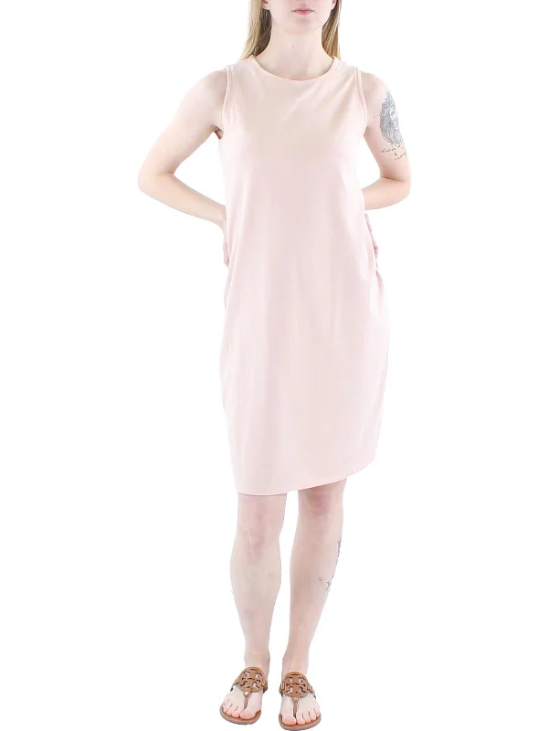 Best Clearance Sales Right Now Womens Knit Sleeveless Sheath Dress