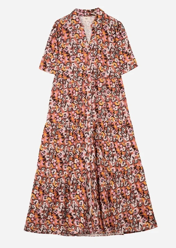 Casual and Comfortable Outfits Women's Omanille Shirt Dress In Pink