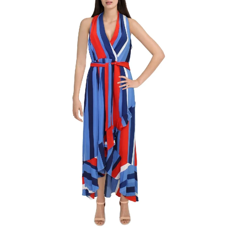 Chic Clothing For Women Womens Striped Sleeveless Maxi Dress