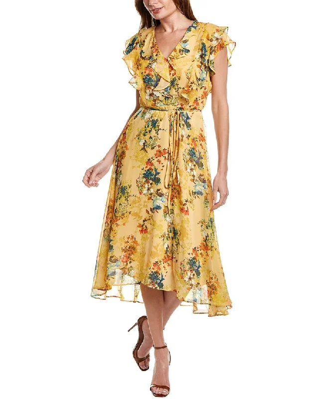 Chic Outfits Maison Tara Chiffon Maxi Dress
