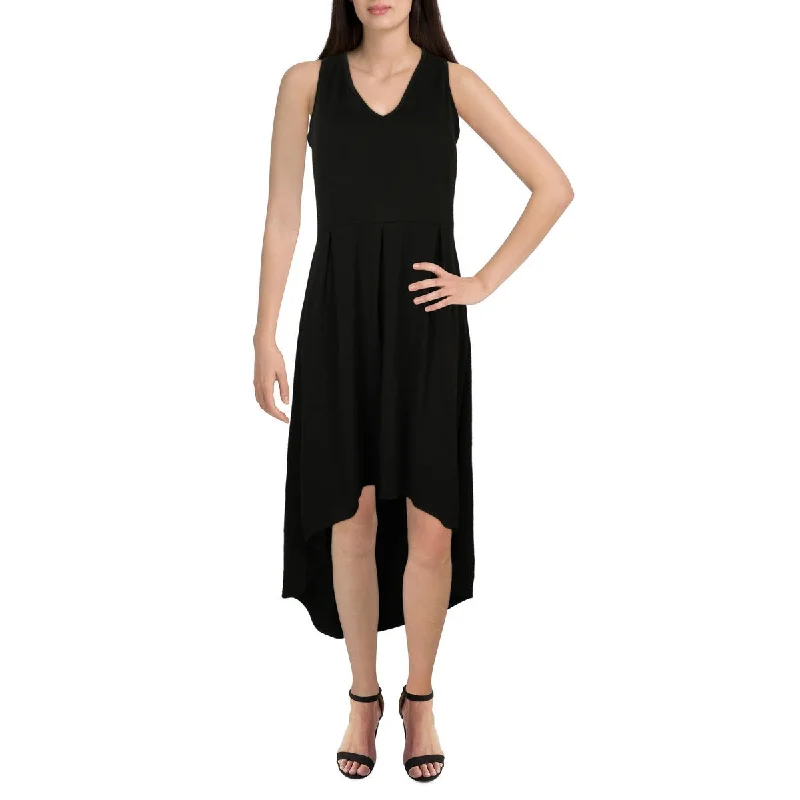 Stylish Women's Apparel Womens Knit Sleeveless Fit & Flare Dress