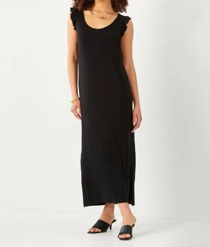 Charming Women's Garments Bethany Maxi Dress In Black