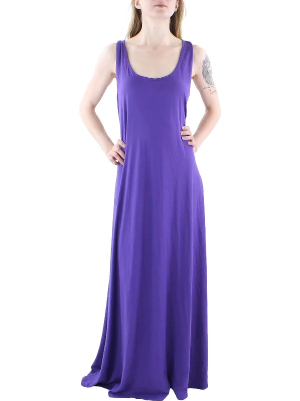 Women's Floral Print Outfit Plus Womens Scoop Neck Long Maxi Dress