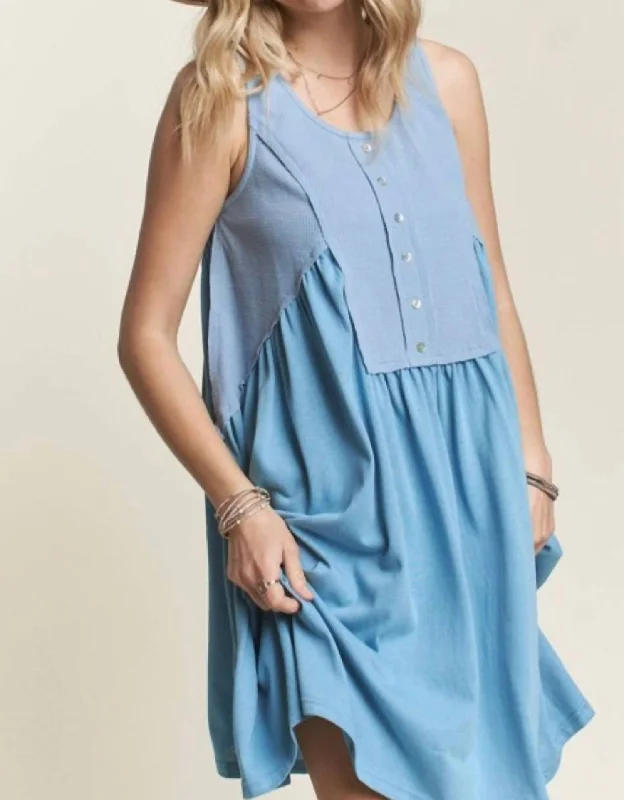 Luxury Women's Clothing Saylor Dress In Blue