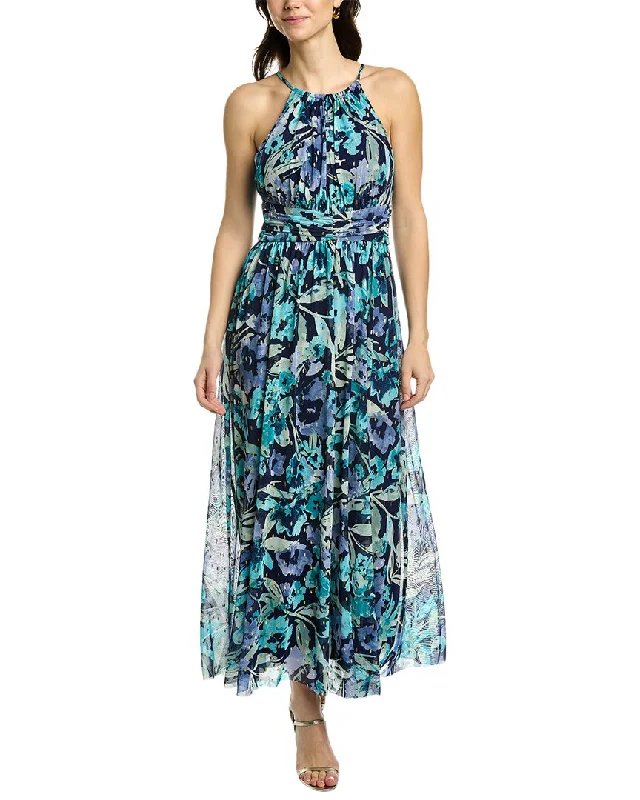 Sophisticated Women's Fashion London Times Mesh Maxi Dress