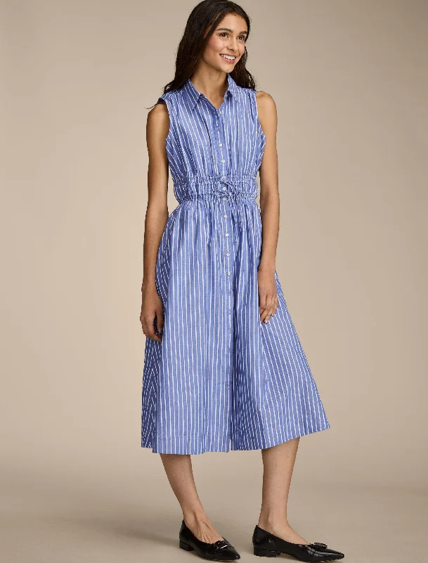 Affordable Fashion Clothing For Women Lucky Brand Women's Cinch Waist Shirt Dress