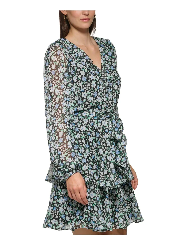 Trendy Women's Outfits for Casual Wear Womens Wedding Guest Mini Fit & Flare Dress