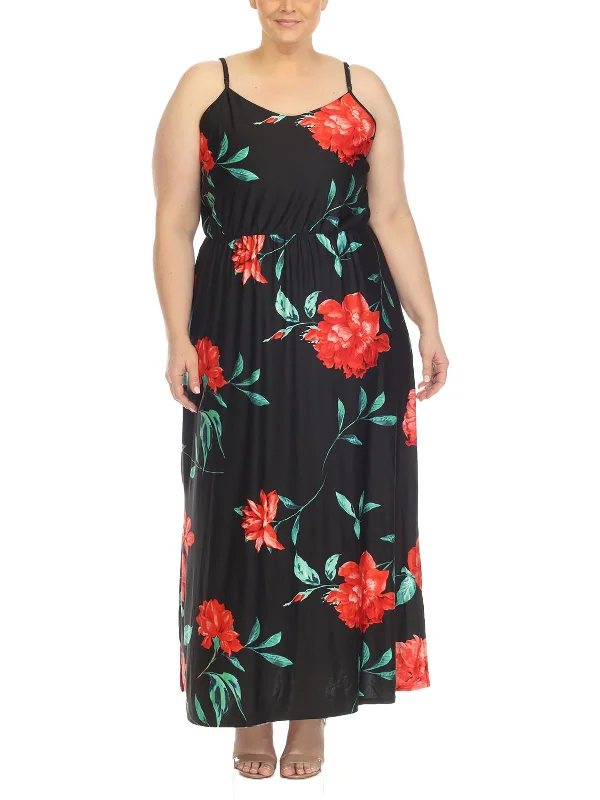 Women's Date Night Outfit Plus Womens Side Slit Long Maxi Dress