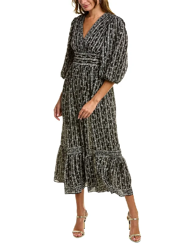 Best Online Women's Boutiques Max Studio Elbow Sleeve Maxi Dress