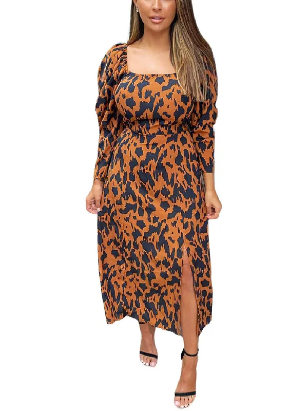 Elegant Clothing Womens Side Slit Long Maxi Dress