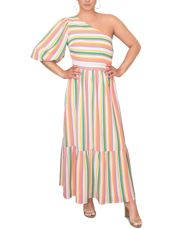 Timeless Women's Clothing Womens Striped Long Maxi Dress