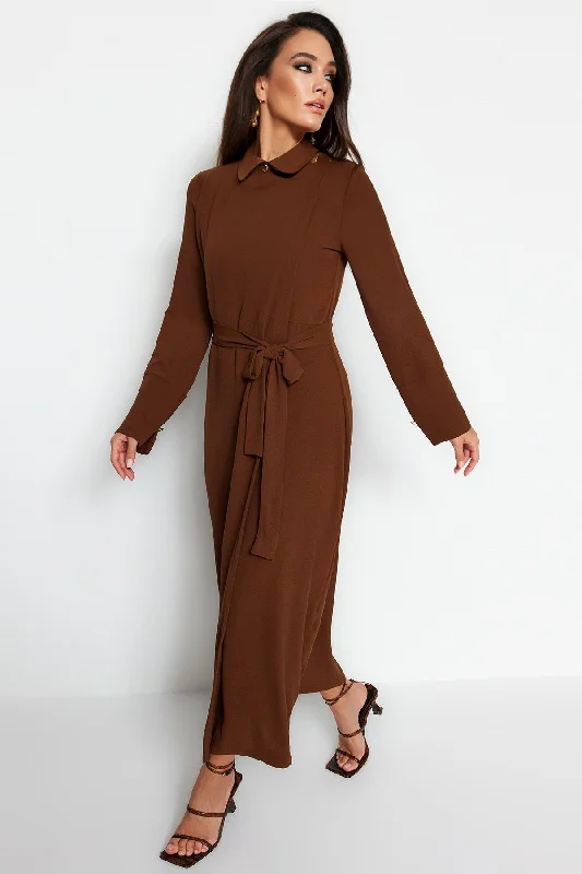 Sale Clothes Online Trendyol Women's Maxi Casual/casual Regular Hijab Dress