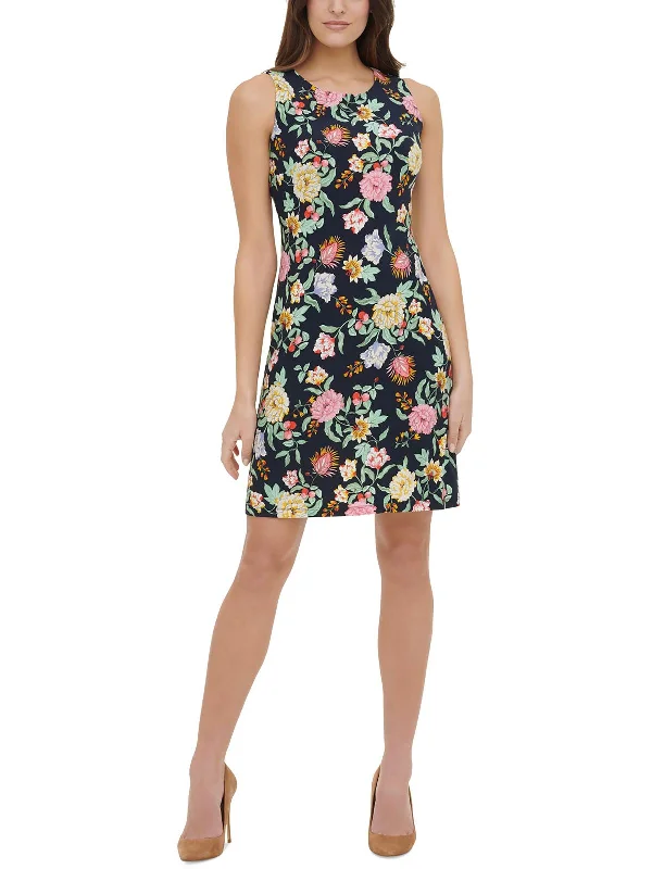 Women's Evening Wear for Special Occasions Womens Floral Print Short Wear To Work Dress