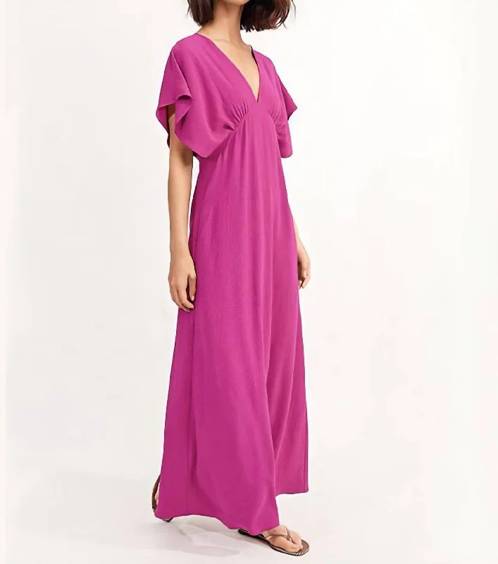 Women's Clothing Outfit Set Seville Maxi Dress In Fuchsia