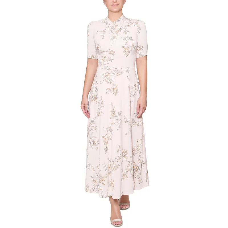 Formal Outfit For Women Womens Floral Pocket Maxi Dress