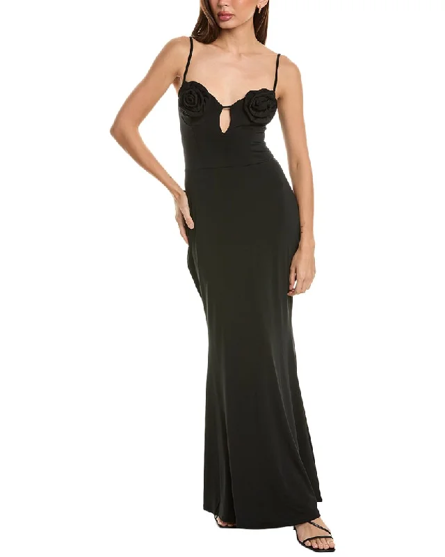 Holiday Gift Guide Sale AFRM Remi Rosette Bust Maxi Dress