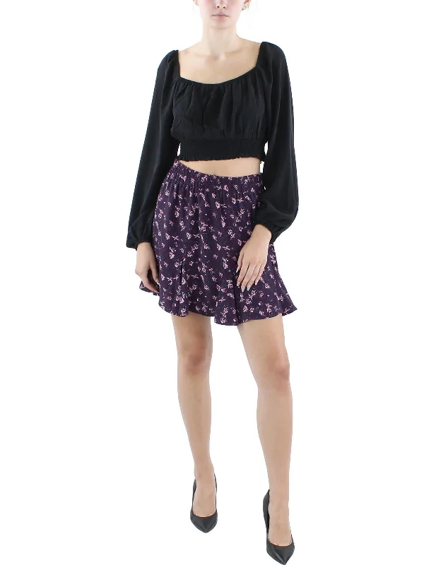 Affordable Women's Clothing Sale Online Juniors Womens Floral Print Polyester Two Piece Dress