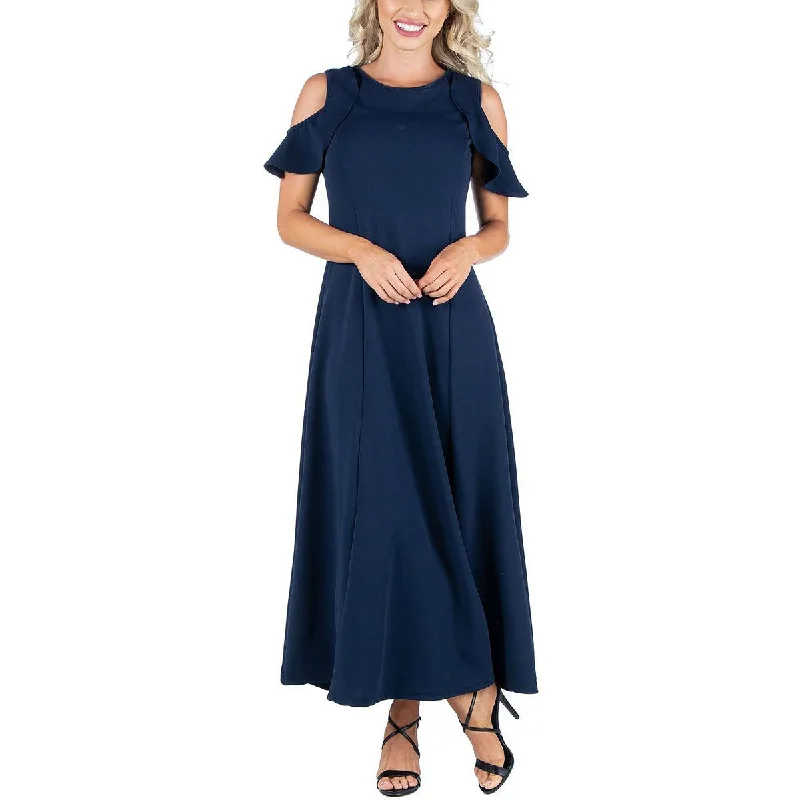 Sustainable Fashion Clothing For Women Womens Ruffled Long Maxi Dress