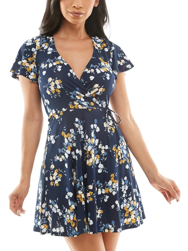 Women's Street Style Casual Wear Juniors Womens Summer Mini Fit & Flare Dress