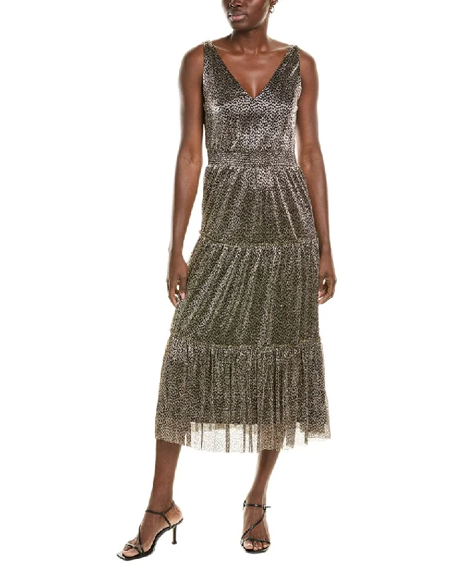 Casual Chic for Women 1.STATE Plunge V-Maxi Dress