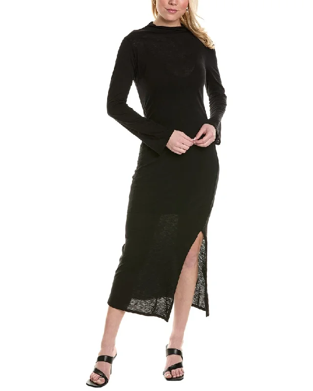 Women's Chic Outerwear Garments Stateside Slub Shirred Maxi Dress
