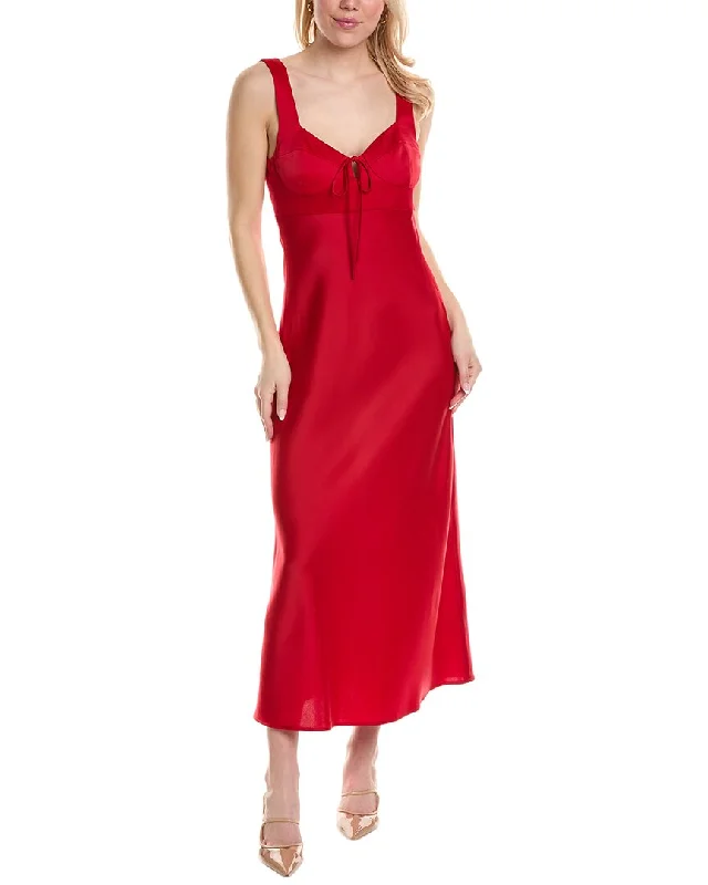 Clothing Sales WAYF Tie-Front Maxi Dress