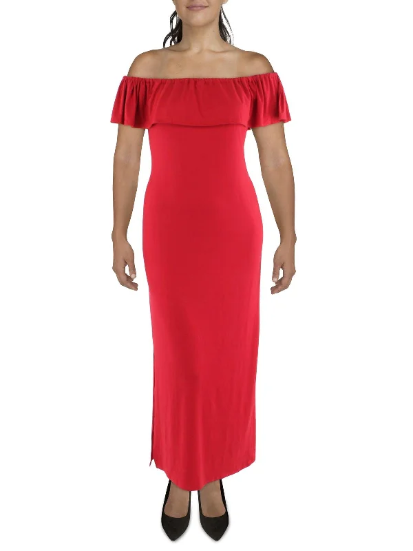 Trendy Casual Outfits Plus Womens Jersey Long Maxi Dress
