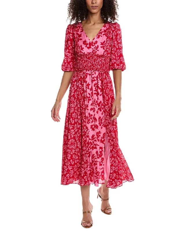 Women's Seasonal Clothing Taylor Printed Ditzy Yoryu Jacquard Maxi Dress