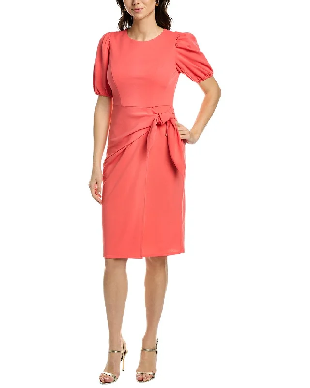 Comfortable Garments For Women London Times Tie Side Sheath Dress