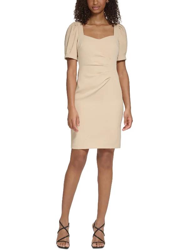 Women's Vintage-Inspired Clothing Womens Work Short Sheath Dress