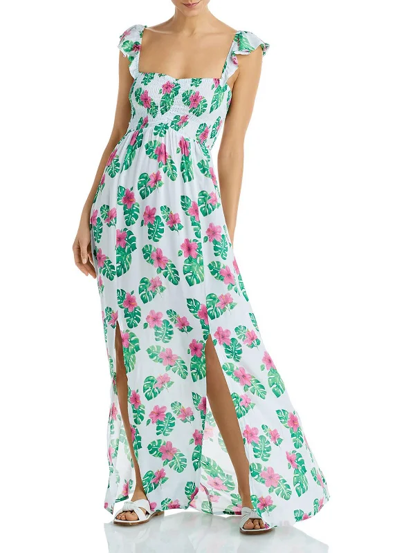 Best Clearance Sales Right Now Womens Smocked Long Maxi Dress