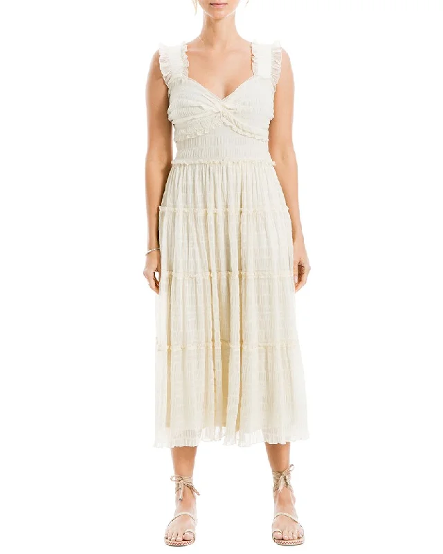 Affordable Trendy Clothes For Women Max Studio Sleeveless Mesh Maxi Dress