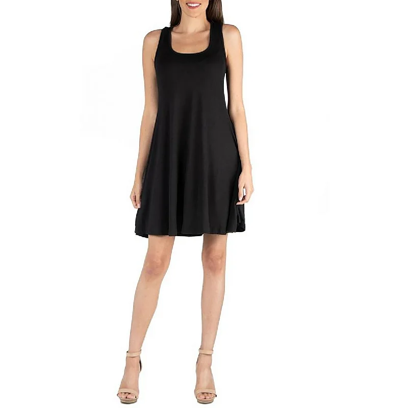 Women's Clothes For Work Events Womens Knit Sleeveless Slip Dress