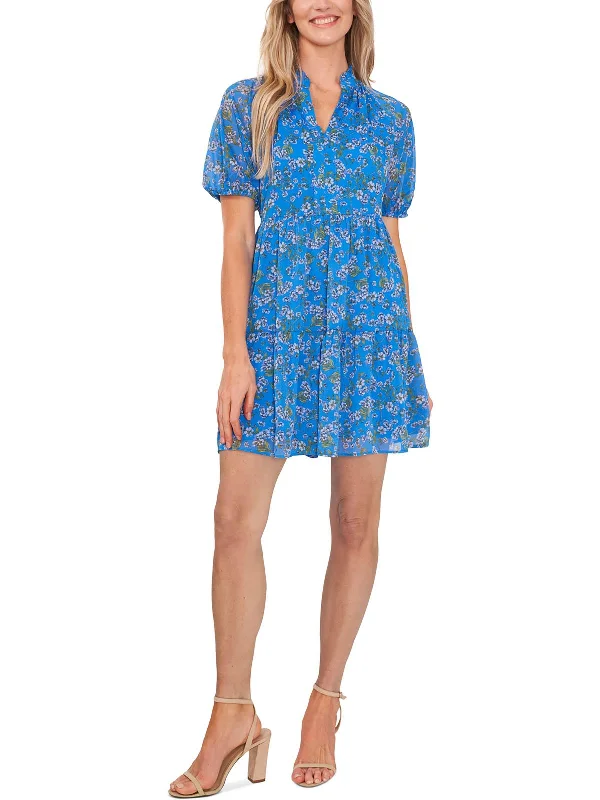 Designer Women's Fashion Online Womens Floral Mini Babydoll Dress