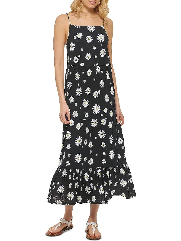 Flash Sale Or Flash Sales Womens Modal Blend Floral Print Maxi Dress