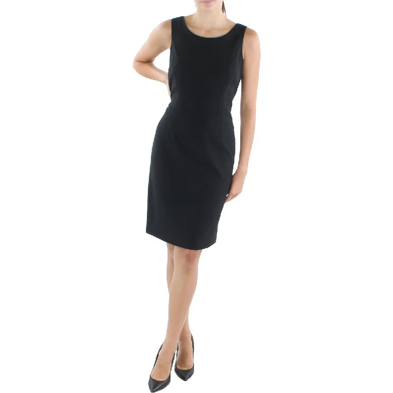 Sporty Streetwear Womens Woven Sleeveless Sheath Dress