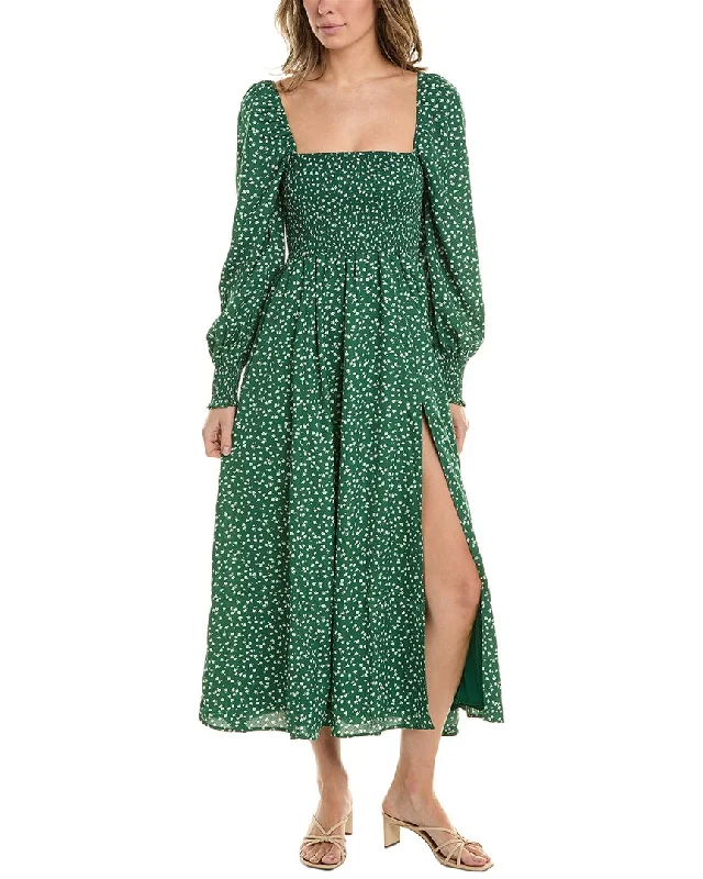 Timeless Women's Clothes o.p.t. Classic Smocked Maxi Dress