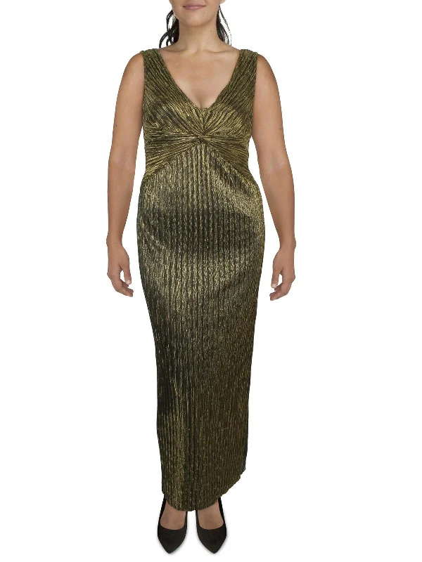 Online Clothing Stores Womens Metallic Long Maxi Dress