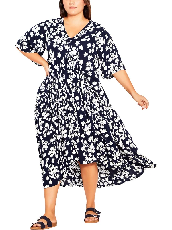 Women's Clothing For Work Womens Long V-Neck Maxi Dress