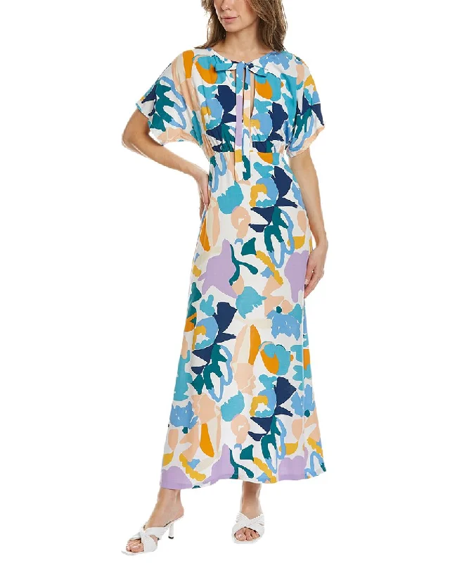 Women's Chic Outerwear Garments Traffic People Lenu Linen-Blend Maxi Dress