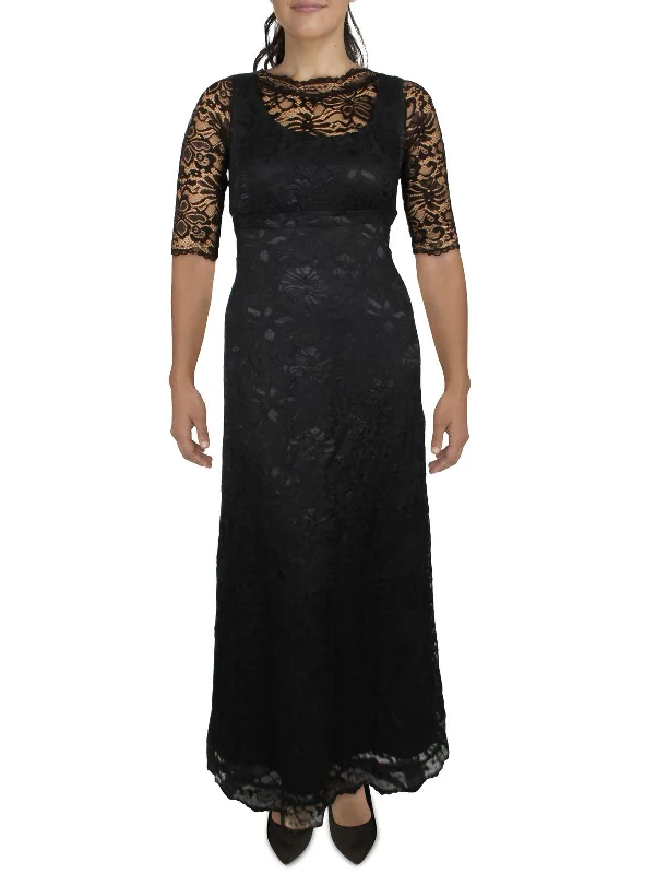 Formal Outfit For Women Plus Womens Lace Long Maxi Dress