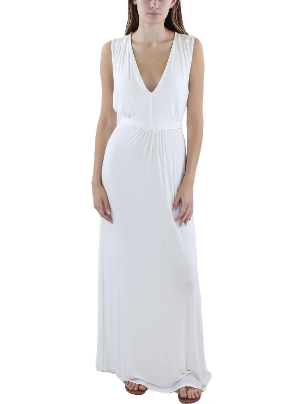 Women's High-Fashion Clothes Womens Scoop Neck Long Maxi Dress