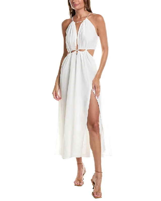 Glamorous Evening Wear JL LUXE Cutout Maxi Dress